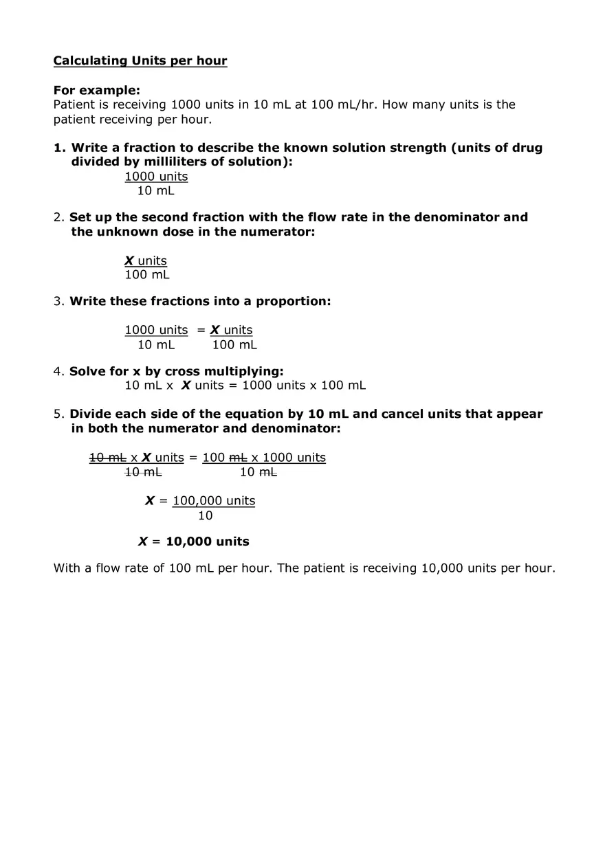 Metric System Calculations For Nursing Part 1 - Page 7
