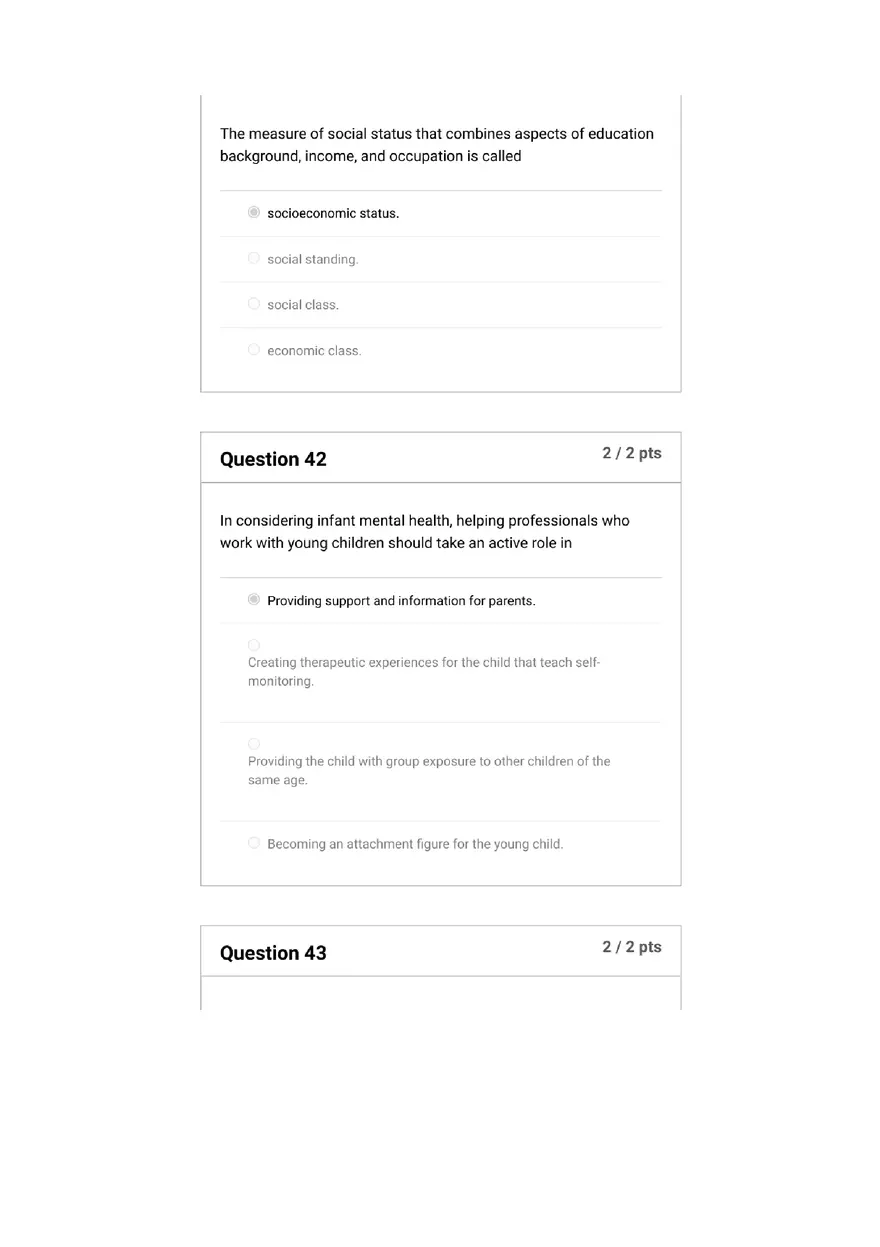 Quiz Foundations, Infancy to Early Childhood - Page 17