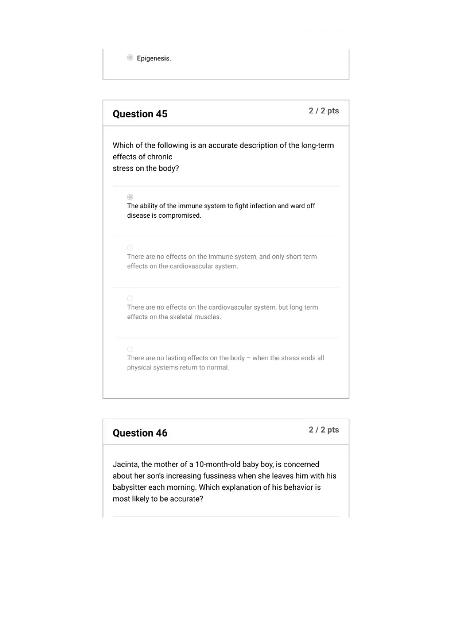 Quiz Foundations, Infancy to Early Childhood - Page 19