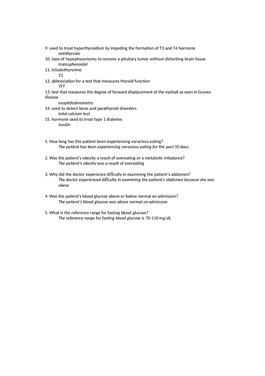 Building and Defining Words Pertaining to Sugar Intake (Answers) - Page 3