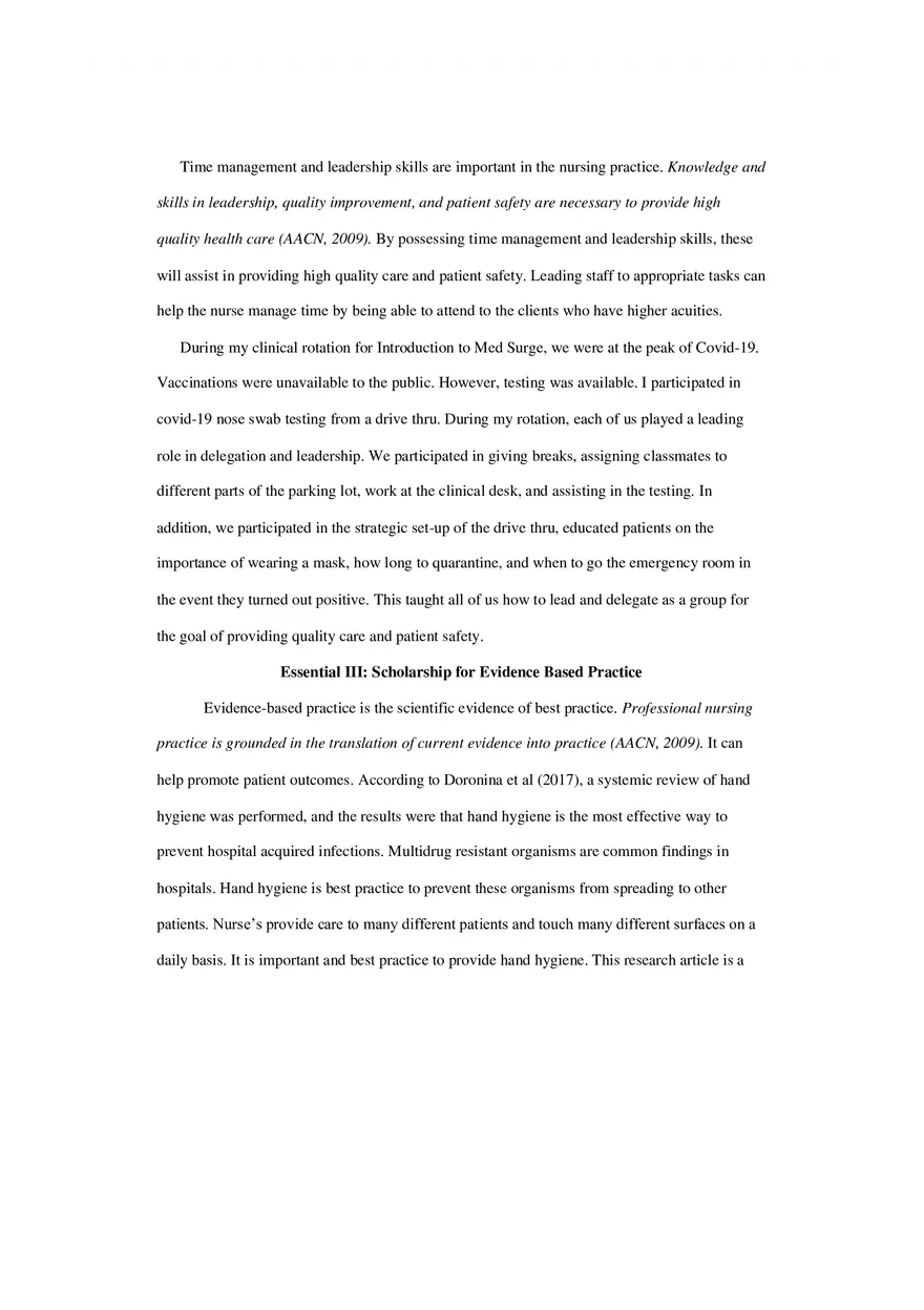 AACN Essentials I-IX - Page 2