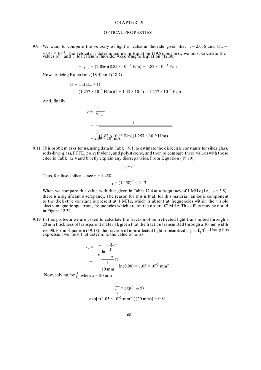 Fundamentals of Materials Science and Engineering Solutions Ch 17-20 - Page 9