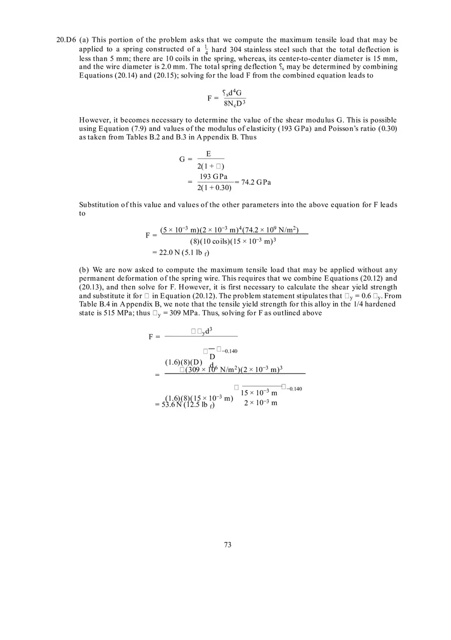 Fundamentals of Materials Science and Engineering Solutions Ch 17-20 - Page 4