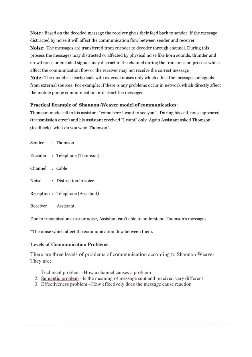 Basic Models of Communication - Page 9