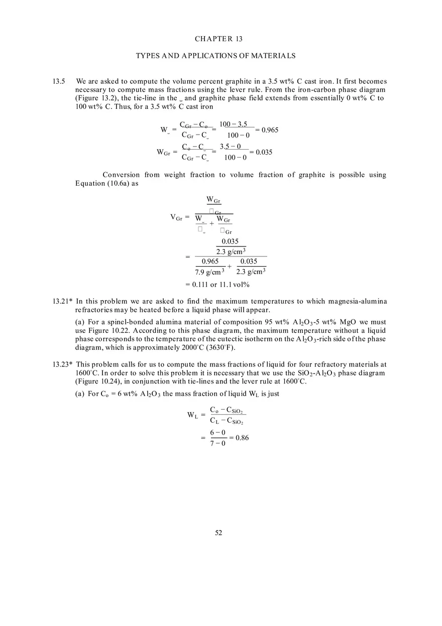 Fundamentals of Materials Science and Engineering Solutions Ch 13-16 - Page 1