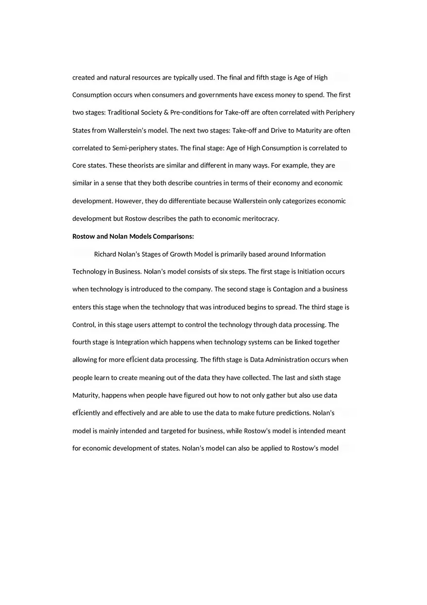Models and Theories Comparison - Industry Economic Geography Unit Project - Page 2