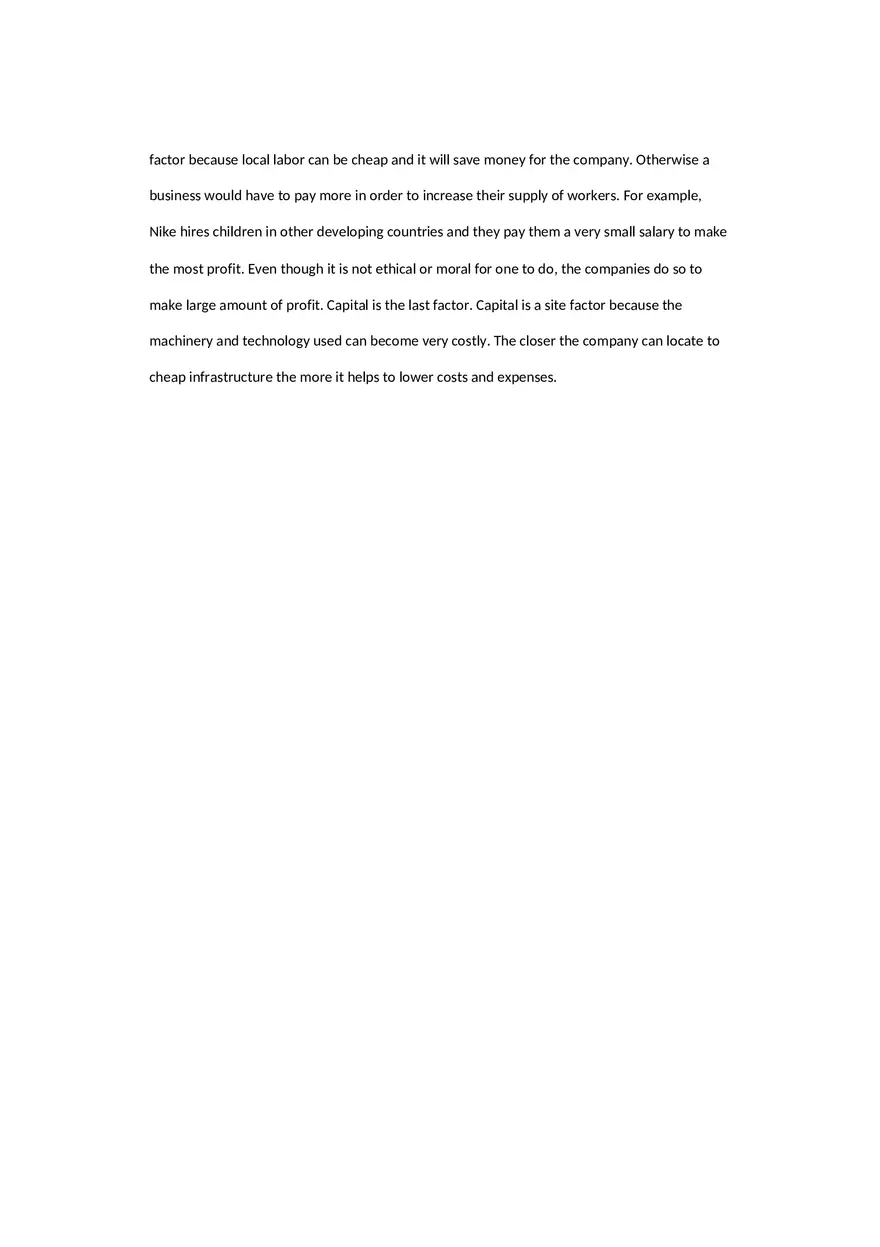 Models and Theories Comparison - Industry Economic Geography Unit Project - Page 5