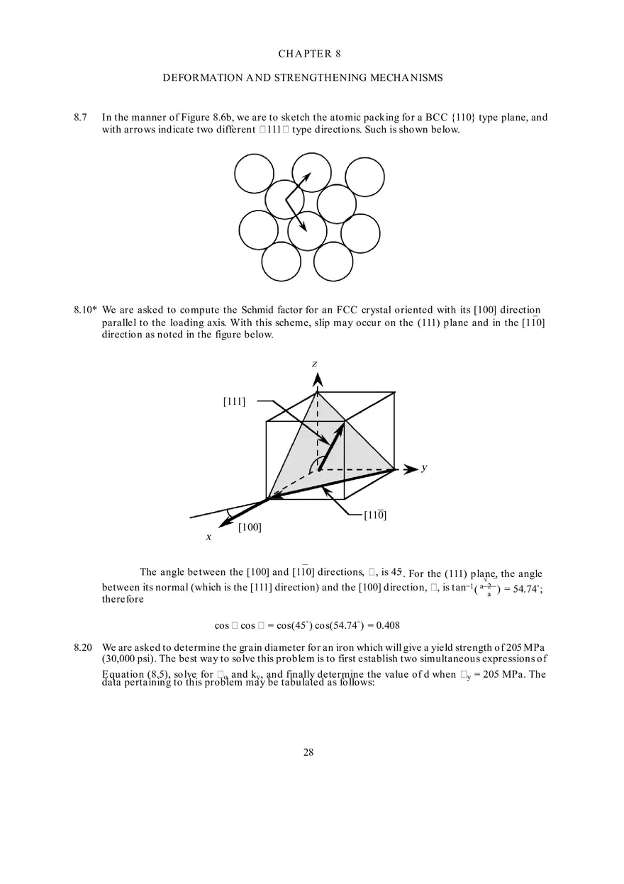 Fundamentals of Materials Science and Engineering Solutions Ch 7-8 - Page 7