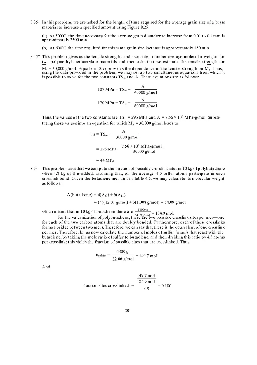 Fundamentals of Materials Science and Engineering Solutions Ch 7-8 - Page 9