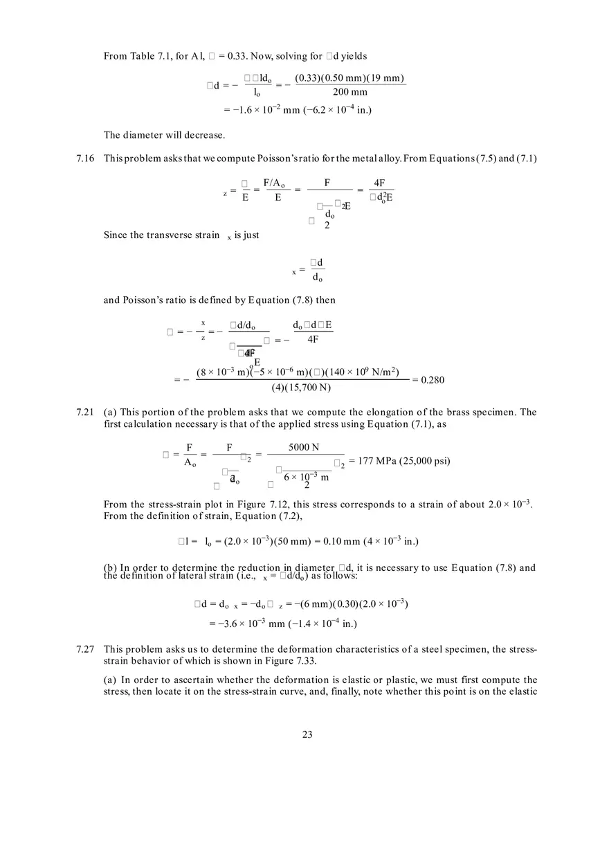 Fundamentals of Materials Science and Engineering Solutions Ch 7-8 - Page 2