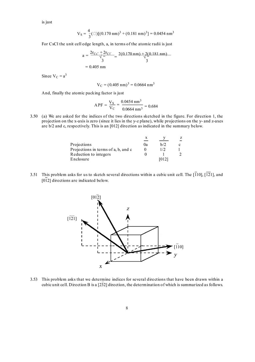 Fundamentals of Materials Science and Engineering Solutions Ch 2-3 - Page 8