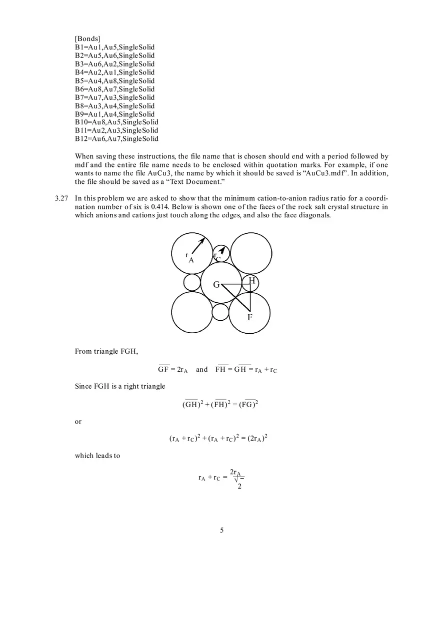 Fundamentals of Materials Science and Engineering Solutions Ch 2-3 - Page 5