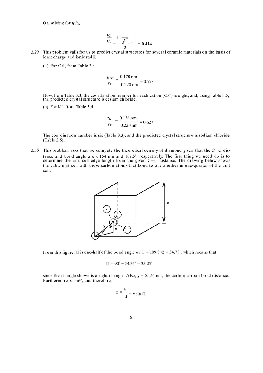 Fundamentals of Materials Science and Engineering Solutions Ch 2-3 - Page 6