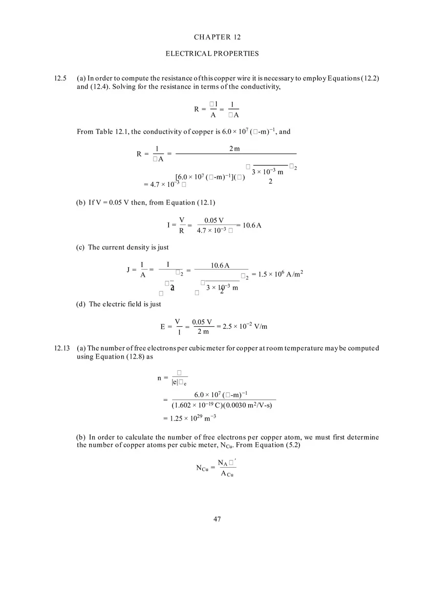 Fundamentals of Materials Science and Engineering Solutions Ch 11-12 - Page 5