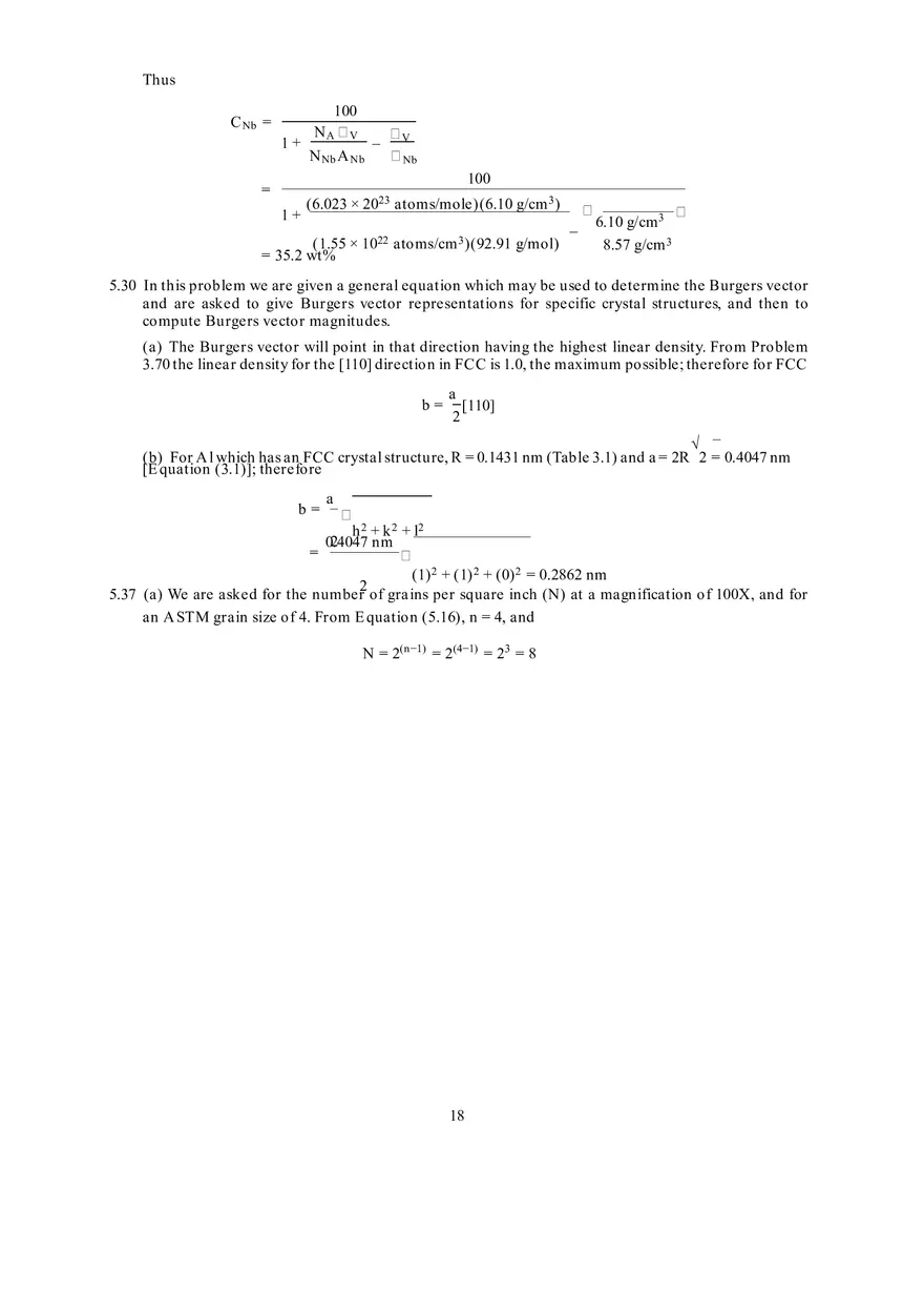 Fundamentals of Materials Science and Engineering Solutions Ch 4-6 - Page 9