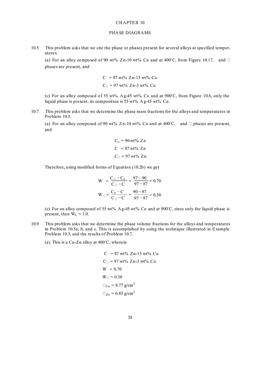 Fundamentals of Materials Science and Engineering Solutions Ch 9-10 - Page 8