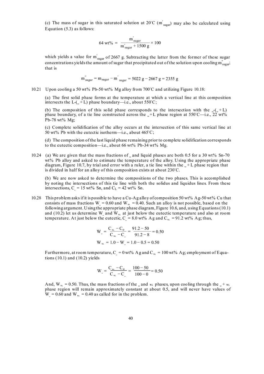 Fundamentals of Materials Science and Engineering Solutions Ch 9-10 - Page 10