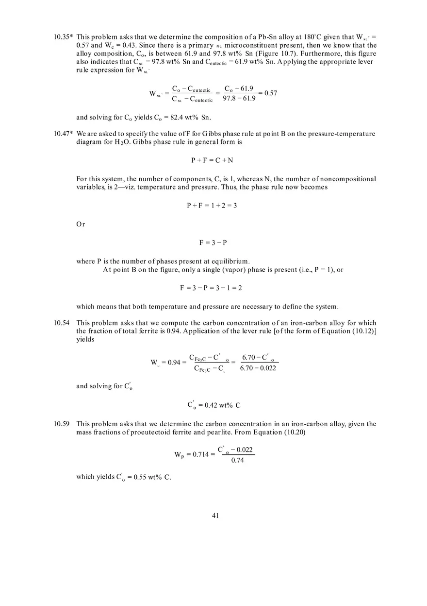 Fundamentals of Materials Science and Engineering Solutions Ch 9-10 - Page 11