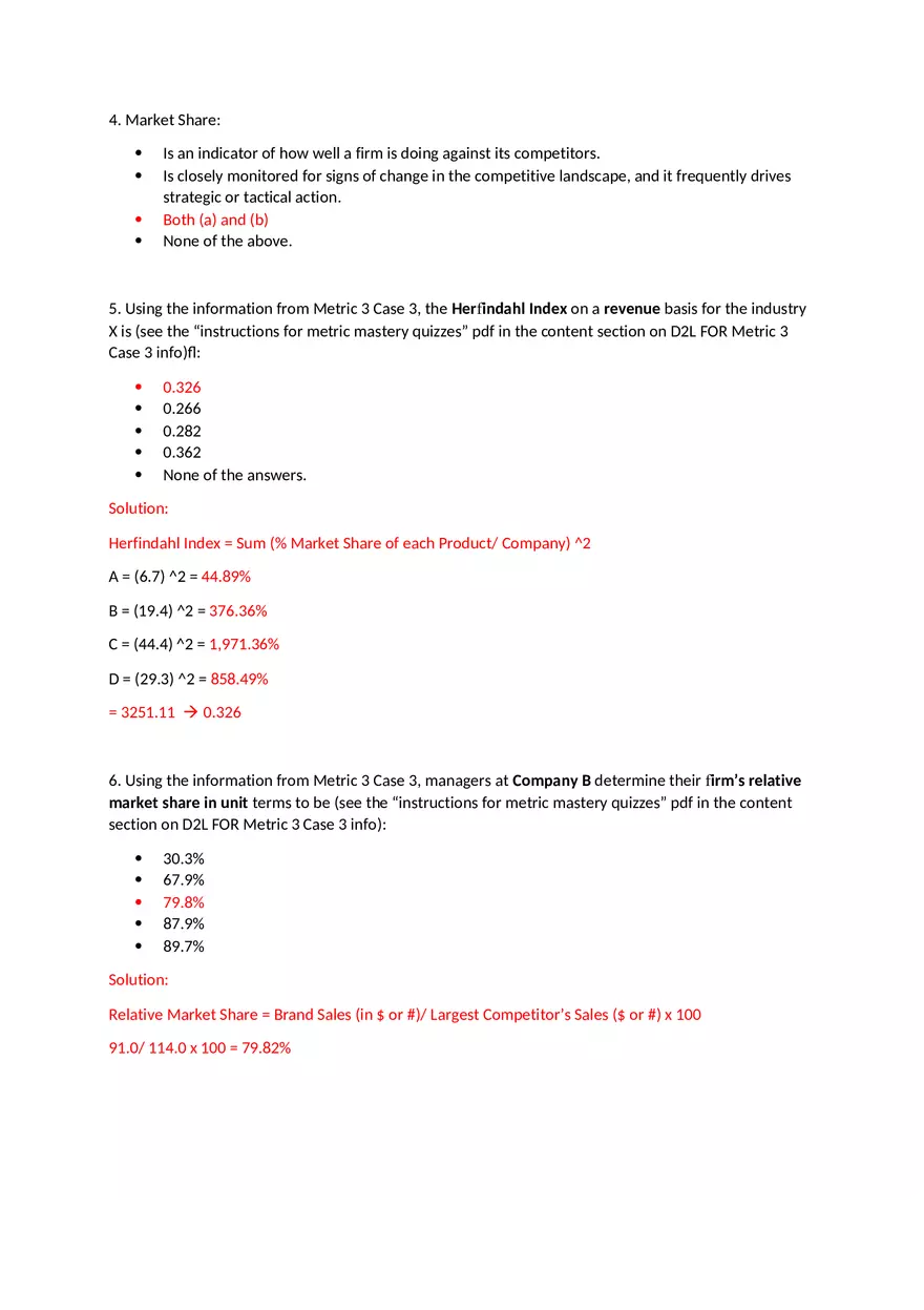 Metrics Mastery - Market Share - Page 2