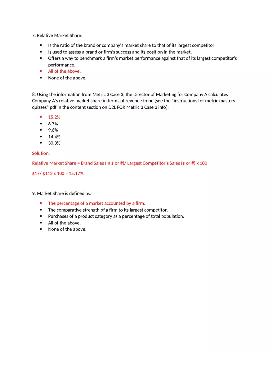 Metrics Mastery - Market Share - Page 3