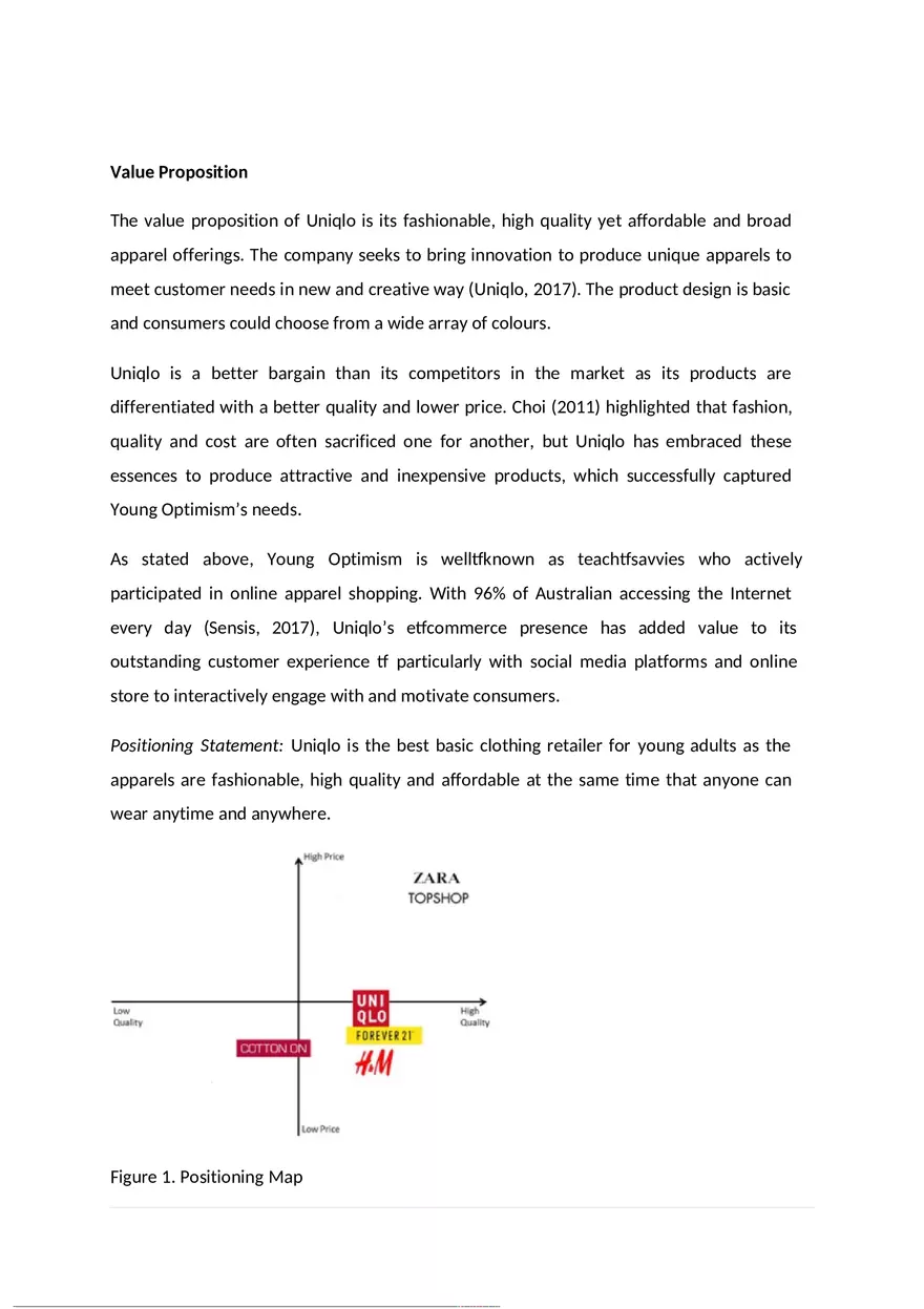 Uniqlo Marketing Plan - Page 3