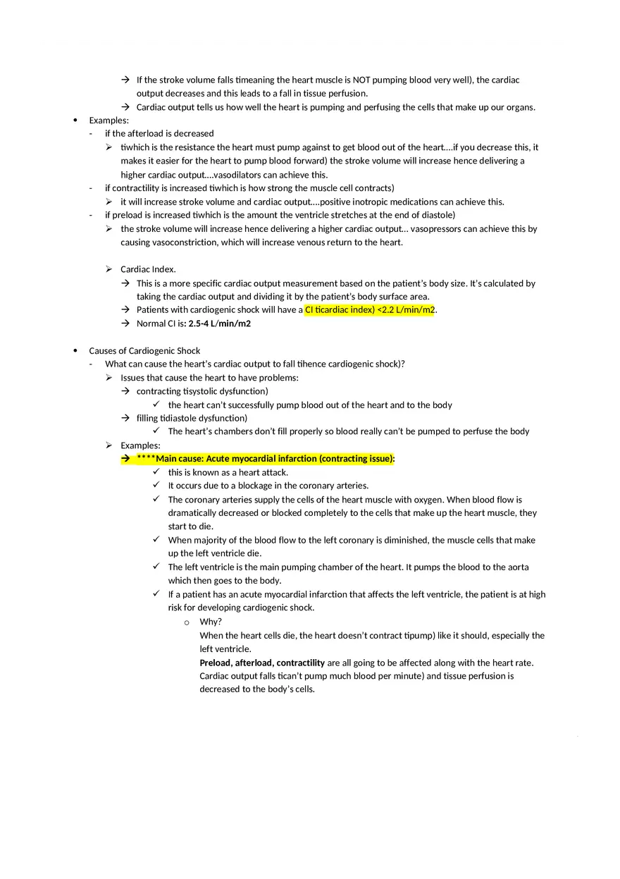 Cardiogenic Shock NCLEX Review - Page 2