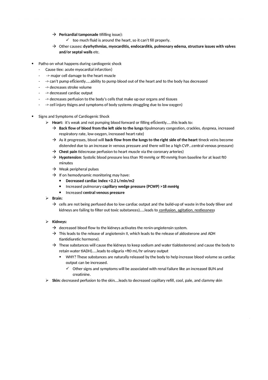Cardiogenic Shock NCLEX Review - Page 3