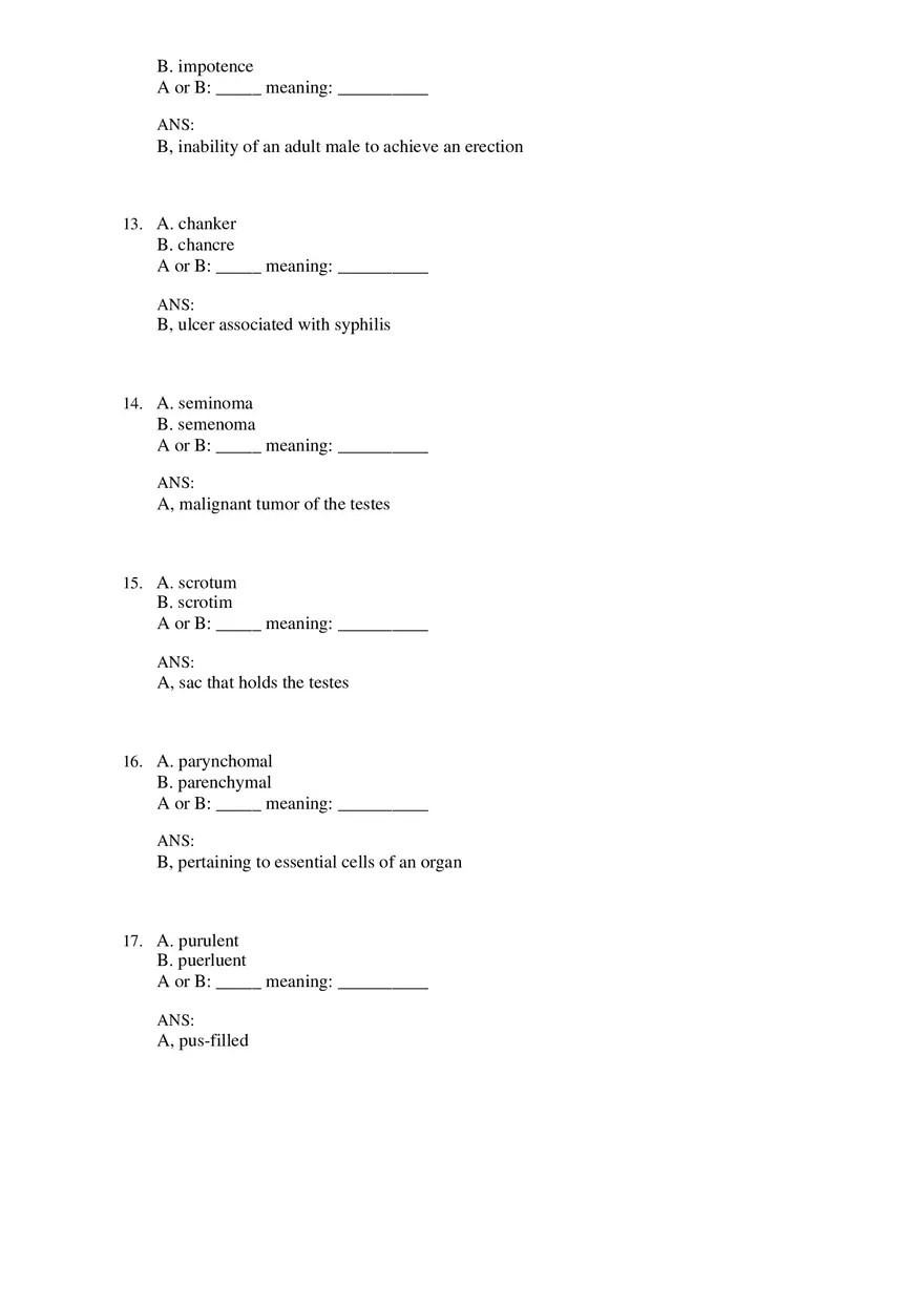 Male Reproductive System - The Language of Medicine Pt2 - Page 9