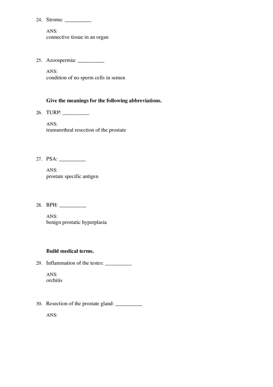 Male Reproductive System - The Language of Medicine Pt2 - Page 11