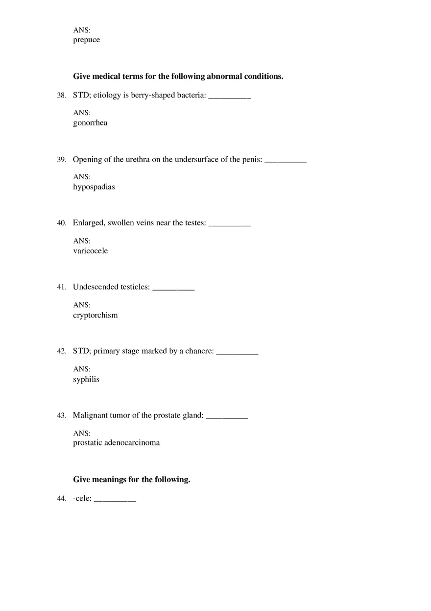 Male Reproductive System - The Language of Medicine Pt2 - Page 13