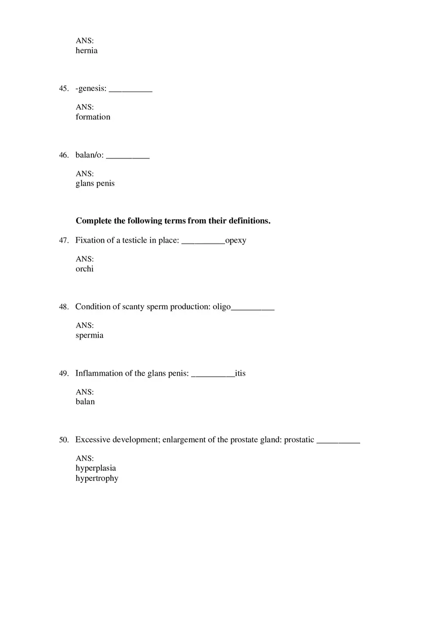 Male Reproductive System - The Language of Medicine Pt2 - Page 14