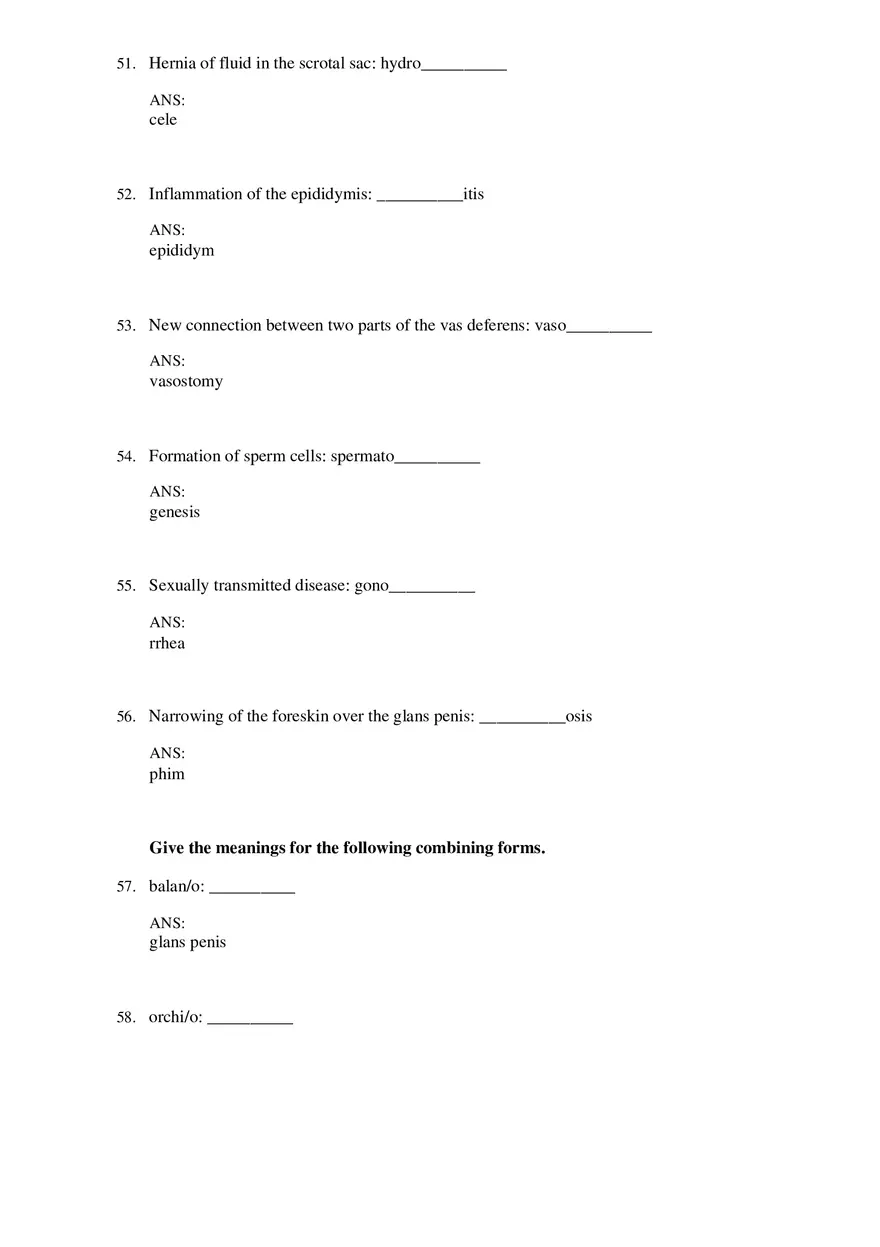 Male Reproductive System - The Language of Medicine Pt2 - Page 3