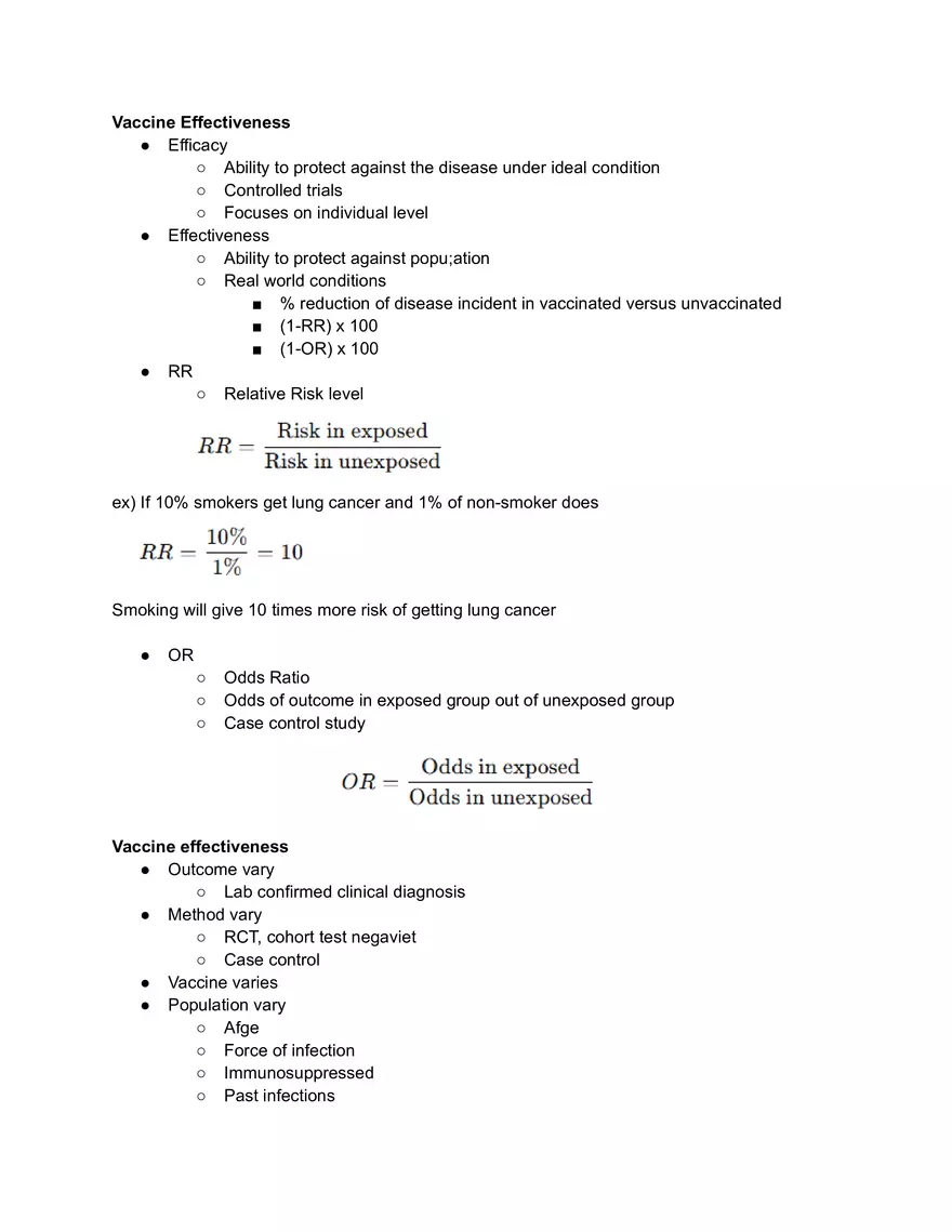 Vaccine Effectiveness - Page 1