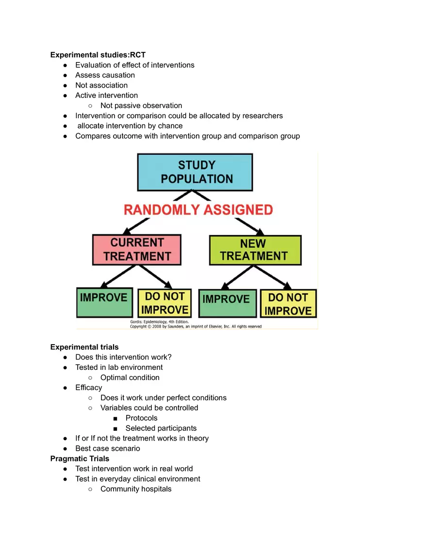 Experimental Studies: RCT - Page 1