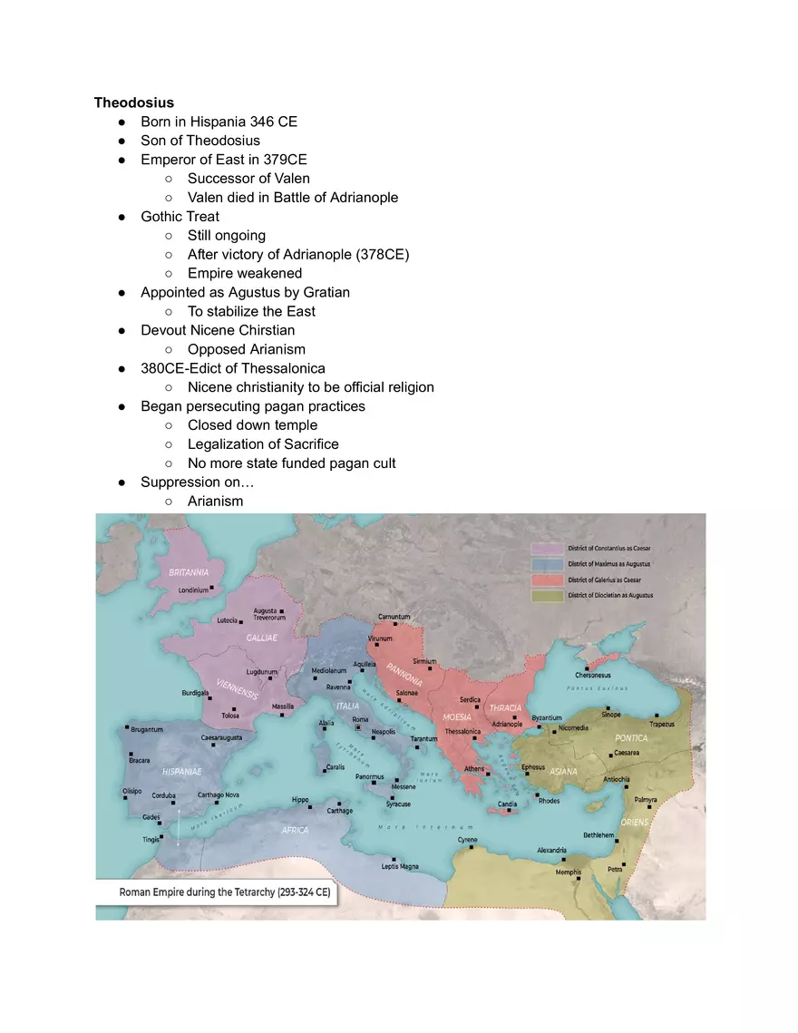 Theodosius Short Notes - Page 1