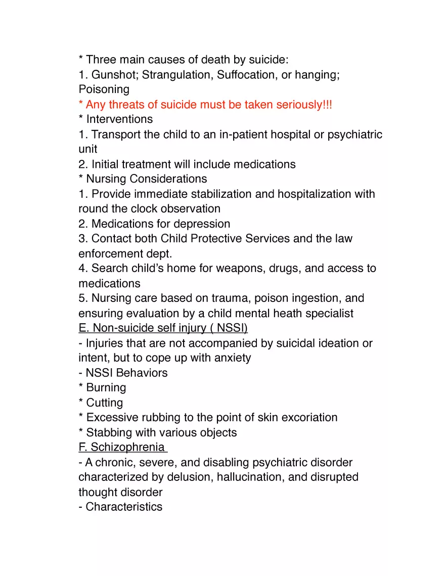 Adolescent Mental Health Disorders - Page 13