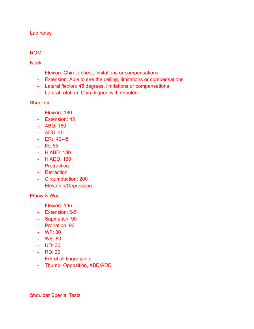 Shoulder Bony and Soft Tissue - Page 1