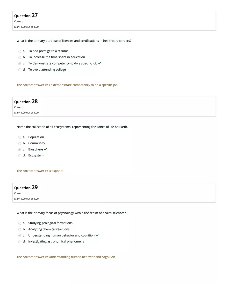 HS1101 Review Quiz: Attempt Review - Page 14