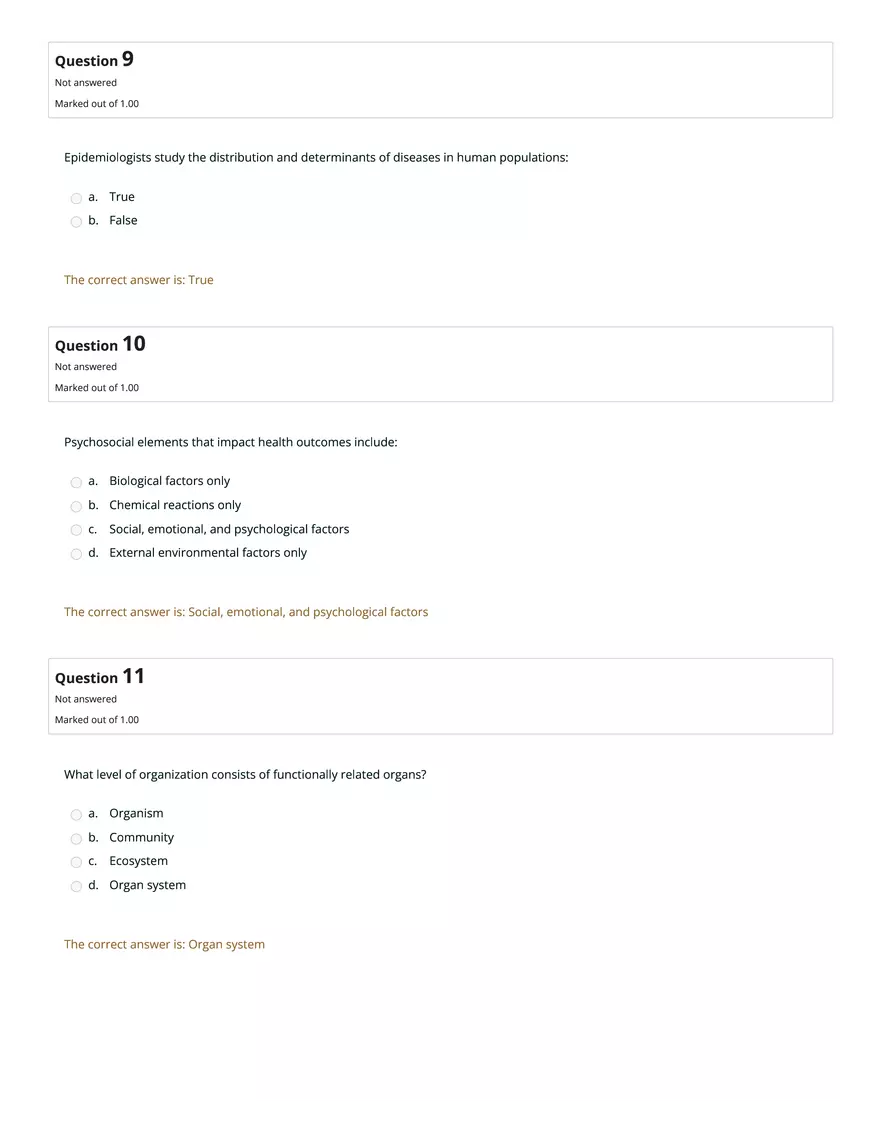 HS1101 Review Quiz: Attempt Review #2 - Page 8