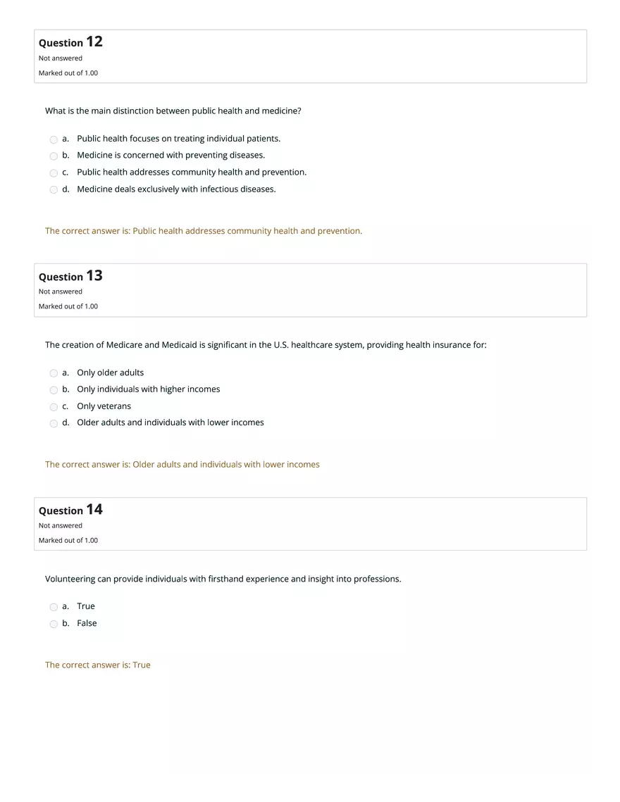 HS1101 Review Quiz: Attempt Review #2 - Page 9