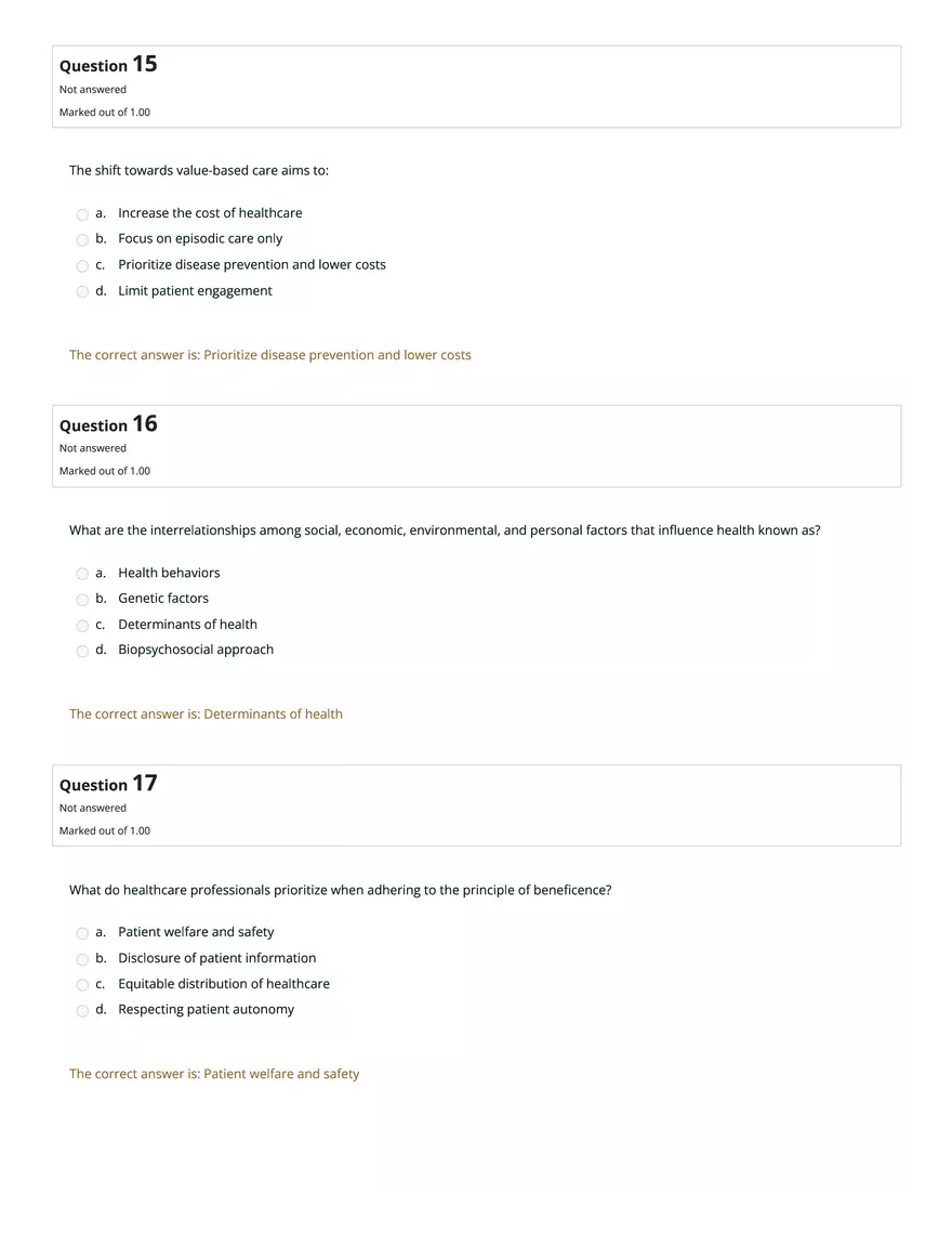 HS1101 Review Quiz: Attempt Review #2 - Page 10