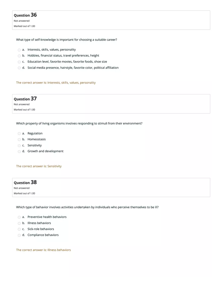 HS1101 Review Quiz: Attempt Review #2 - Page 5