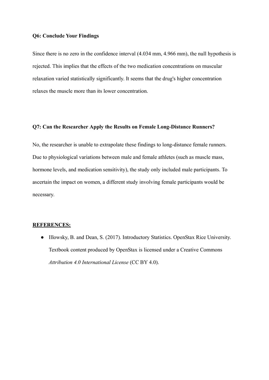 Unit 7: Assignment Drug Effect Study on Male Runners - Page 3