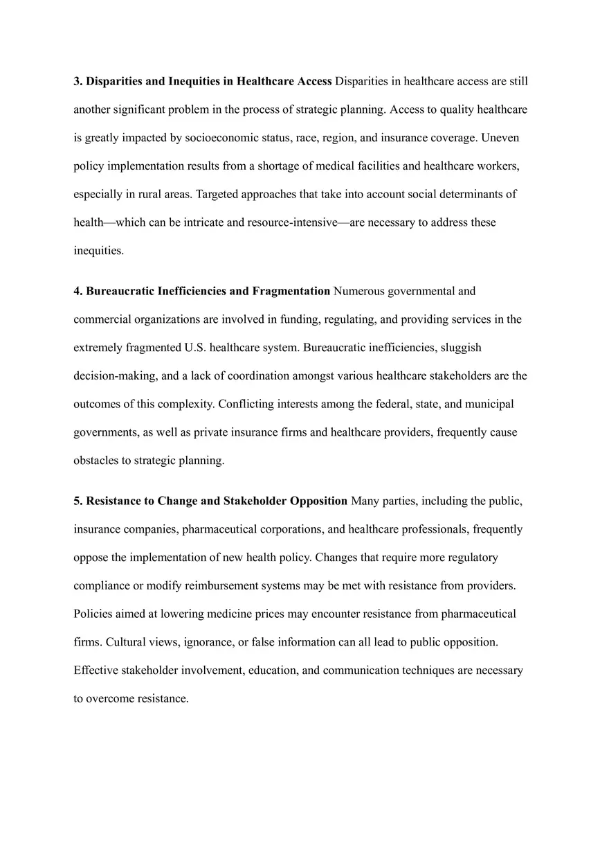 Potential Problems in the Application of Strategic Planning - Page 2