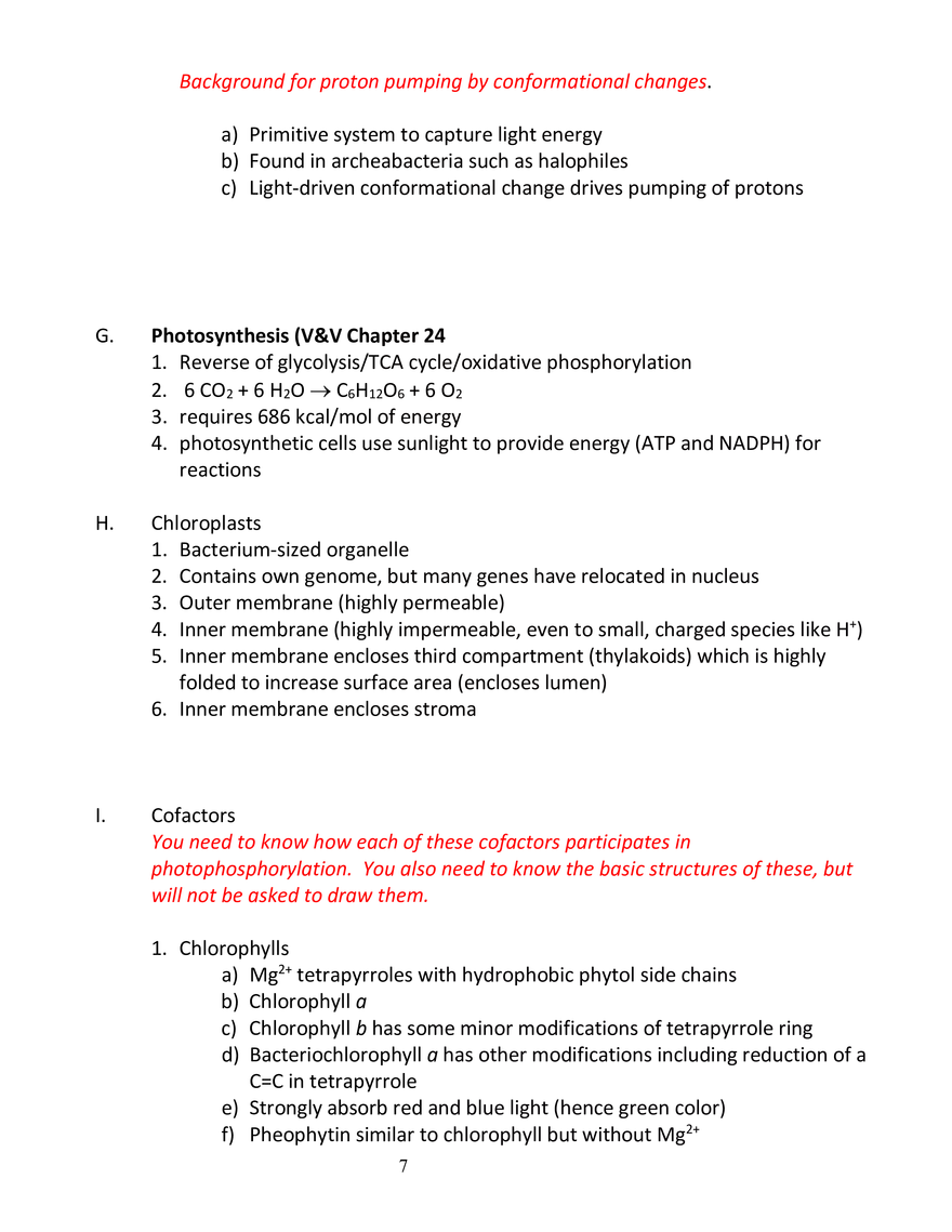 Exam 3 Review Metabolism and Energy Production - Page 8
