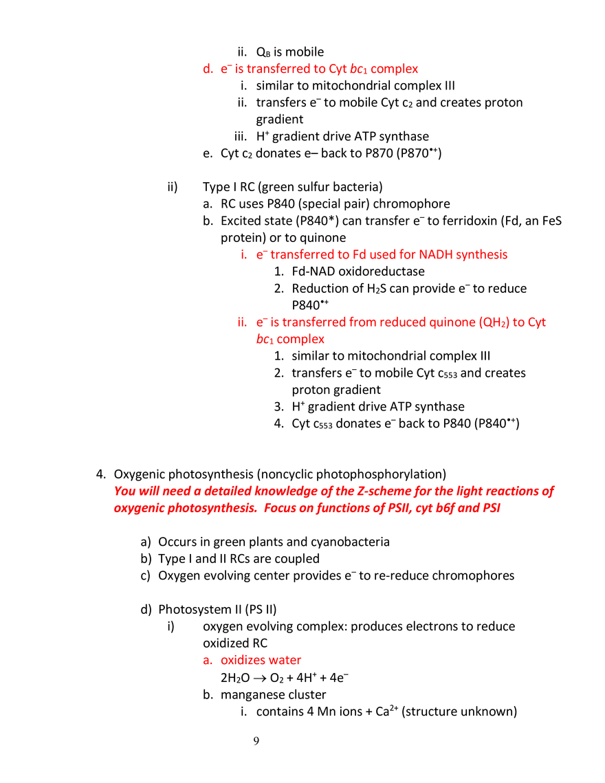 Exam 3 Review Metabolism and Energy Production - Page 10