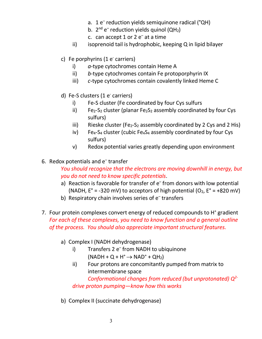 Exam 3 Review Metabolism and Energy Production - Page 4