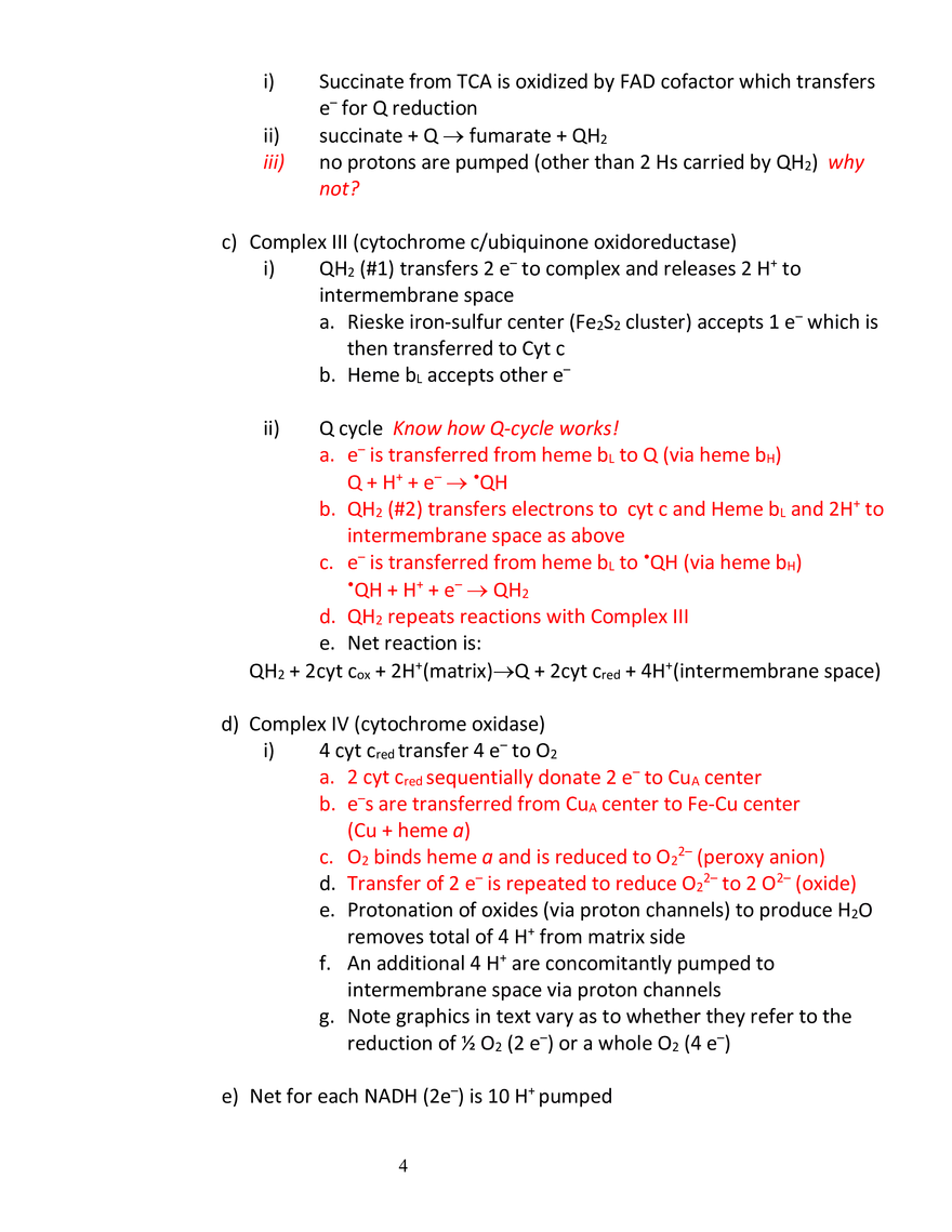 Exam 3 Review Metabolism and Energy Production - Page 5