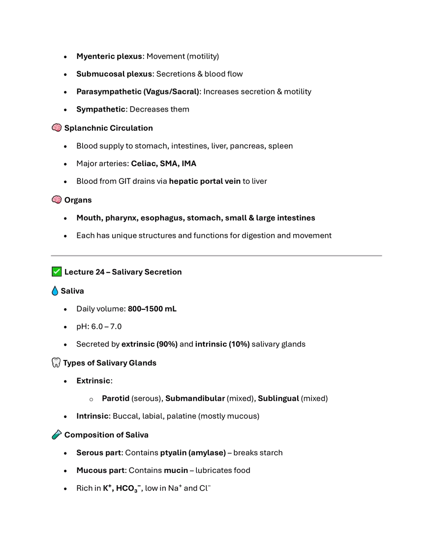 Lecture 23 – Human Digestive System - Page 2