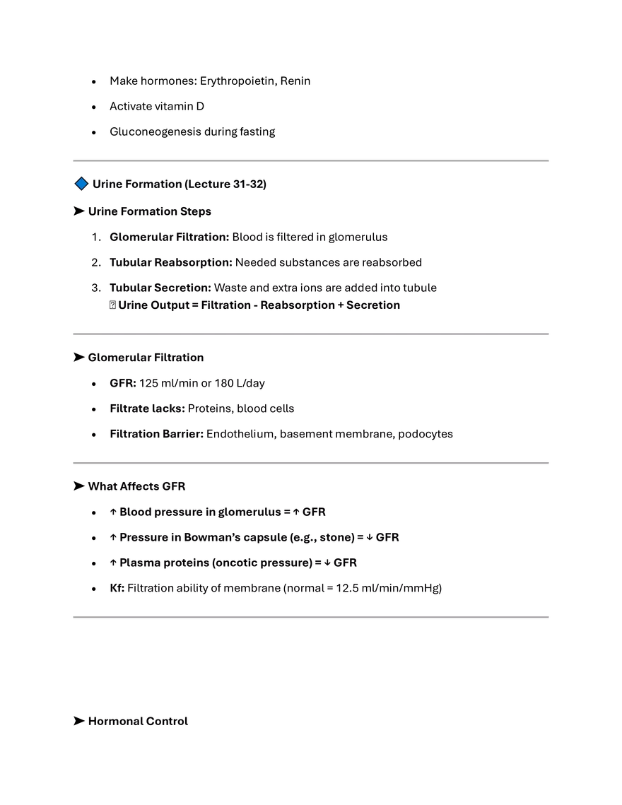 Urinary System (Lecture 30) - Page 3